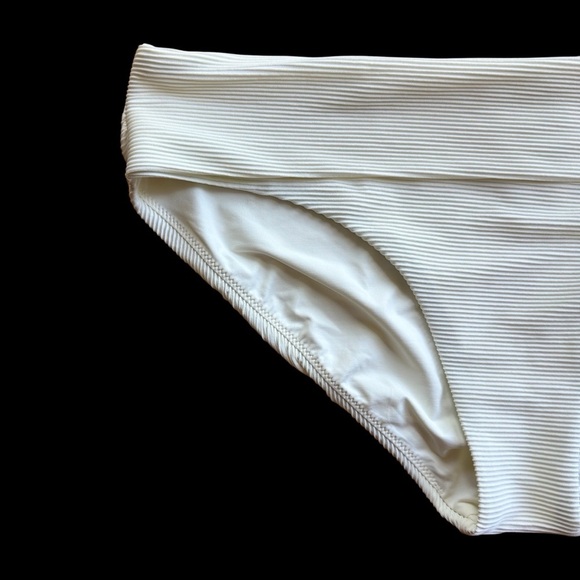 PRANA | NWOT MARTA OTTOMAN SWIM BOTTOM RIBBED HORCHATA SWIMSUIT | SIZE: MEDIUM - Picture 4 of 13